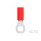 Te Connectivity Ring Terminal, #8 Stud Size, 22 AWG, 600 V, Vinyl, PVC Insulated, Red 34145 - alternate 5